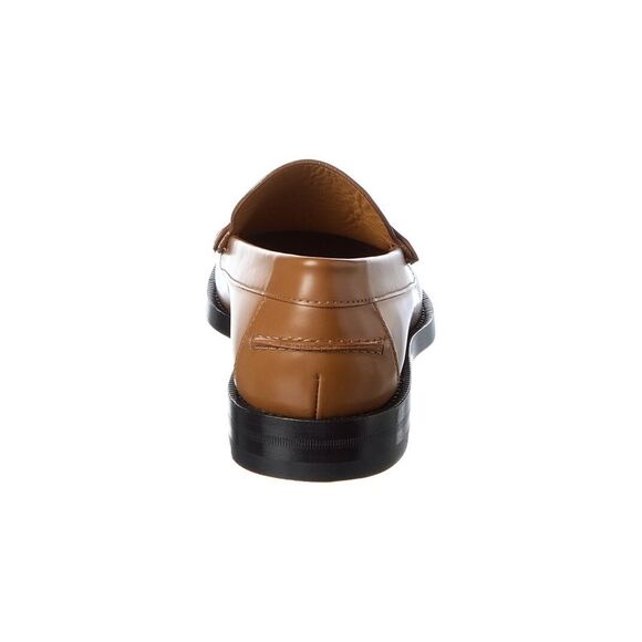 Gucci Double G Leather Loafer, Brown